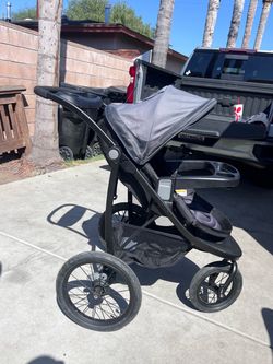 Graco Jogging Stroller Gray and Black
