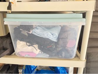 Hefty Stackable Storage Bin with Lid – Large Plastic Storage Tote