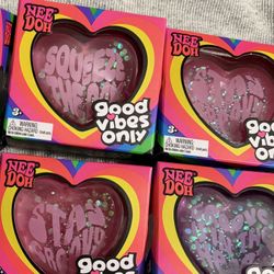  Needoh Heart Glitter Authentic 