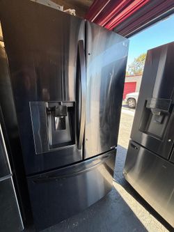 LG 36"INCH FRENCH DOOR COUNTER DEPTH BLACK STAINLESS STEEL REFRIGERATOR ENERGY ⭐ 24 CUFT Has Dents 