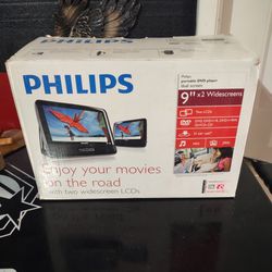Philips Dual 9" X2 Widescreens Dvd