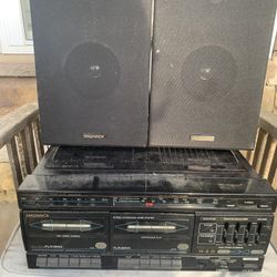 Tape Player With Speakers