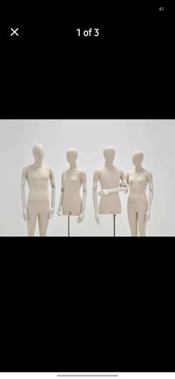 New Male and female A2mannequin bust