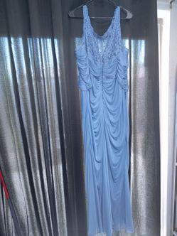 Blue Maxi Dress (Size 24)