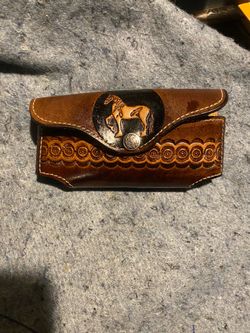 Mexican Western Handmade Leather Cell Phone Case