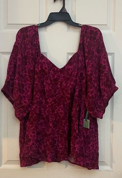 Brand new Ladies peplum sweetheart top size 3X