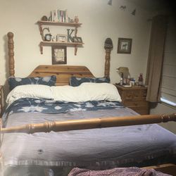 California King Wood Bed Frame