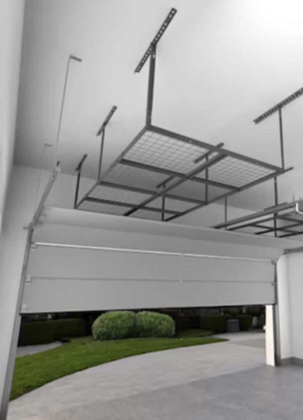 NEW Garage Storage Shelf, Adjustable Height Overhead Garage Storage 750-lb Steel !