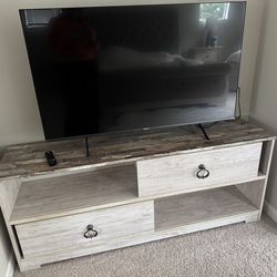 Ashley Bellaby 60" TV Stand - Modern Farmhouse Style