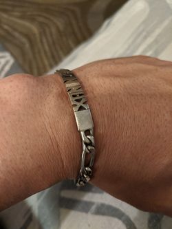 Men's sterling silver bracelet