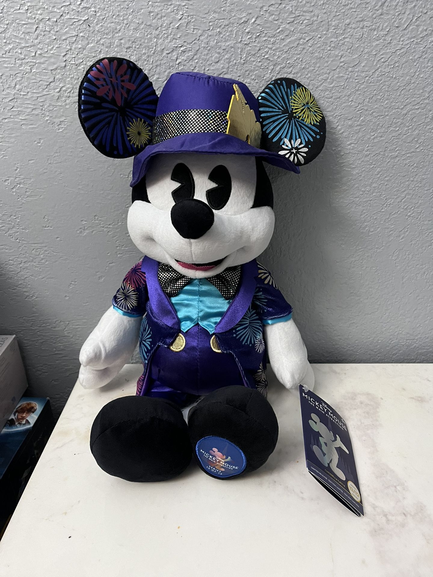 Disney 50th Anniversary Cinderella Castle Fireworks Mickey Main Attraction Plush. Brand new with tags. Smoke free home Will combine listings before