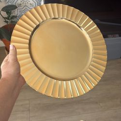96 Gold Chargers For Wedding Or Event