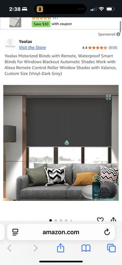 Motorized Blinds,blackout.  Can Control With Alexa, Google Home Or Remote 