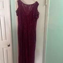 Long Beautiful Purple Dress 