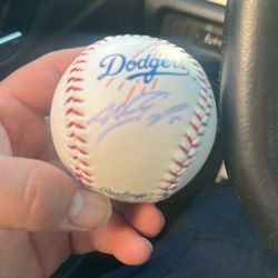 Signed Nomar #5 Baseball 