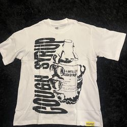 ALOC WHITE TEE SIZE M