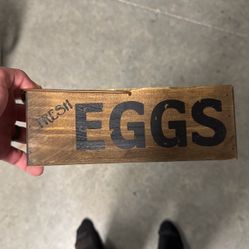 Wooden Egg Carrier 