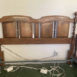 Wood Queen Headboard