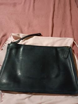Vintage Coach laptop portfolio