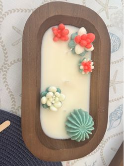 Cactus blossom candles