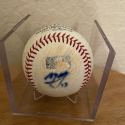 Manny Machado Autographed Baseball MLB San Diego Padres
