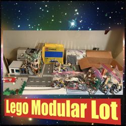 Lego Modular, Vehicle, and Minifigure Lot 