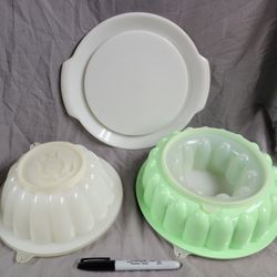 Vintage Tupperware Jello Mold Set