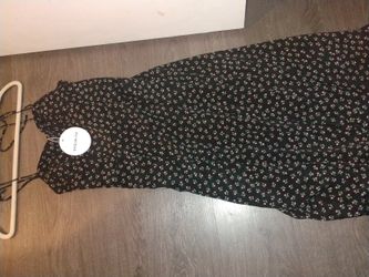 Midi floral split dress