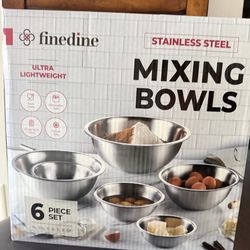 Stainless steel mixing bowl set