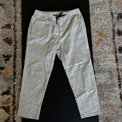 Topman Check Print Skinny Fit Joggers
