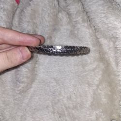 Rope Design Silver Bracelet