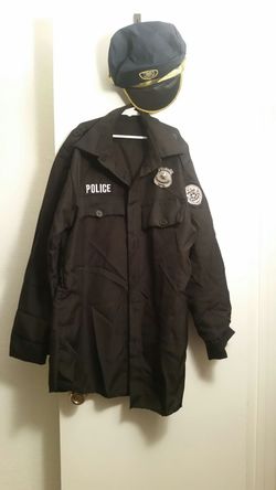 Police costume shirt and hat