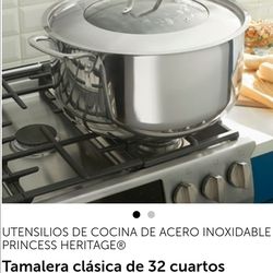 Olla de 32QT  especial para tamales