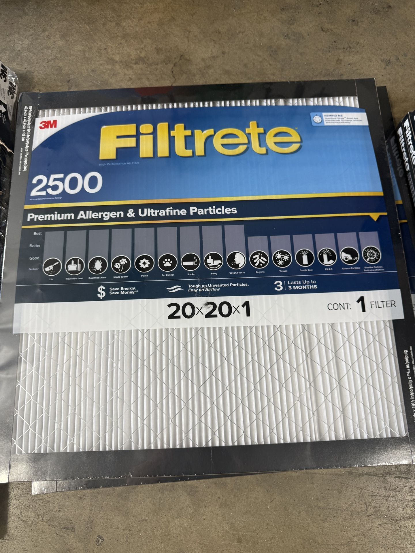 3M 2500 Series Filtrate 1 Inch Filter