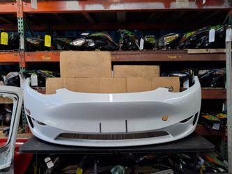 2020-2021-2022-2023-2024 TESLA MODEL Y FRONT BUMPER OEM USED #12116