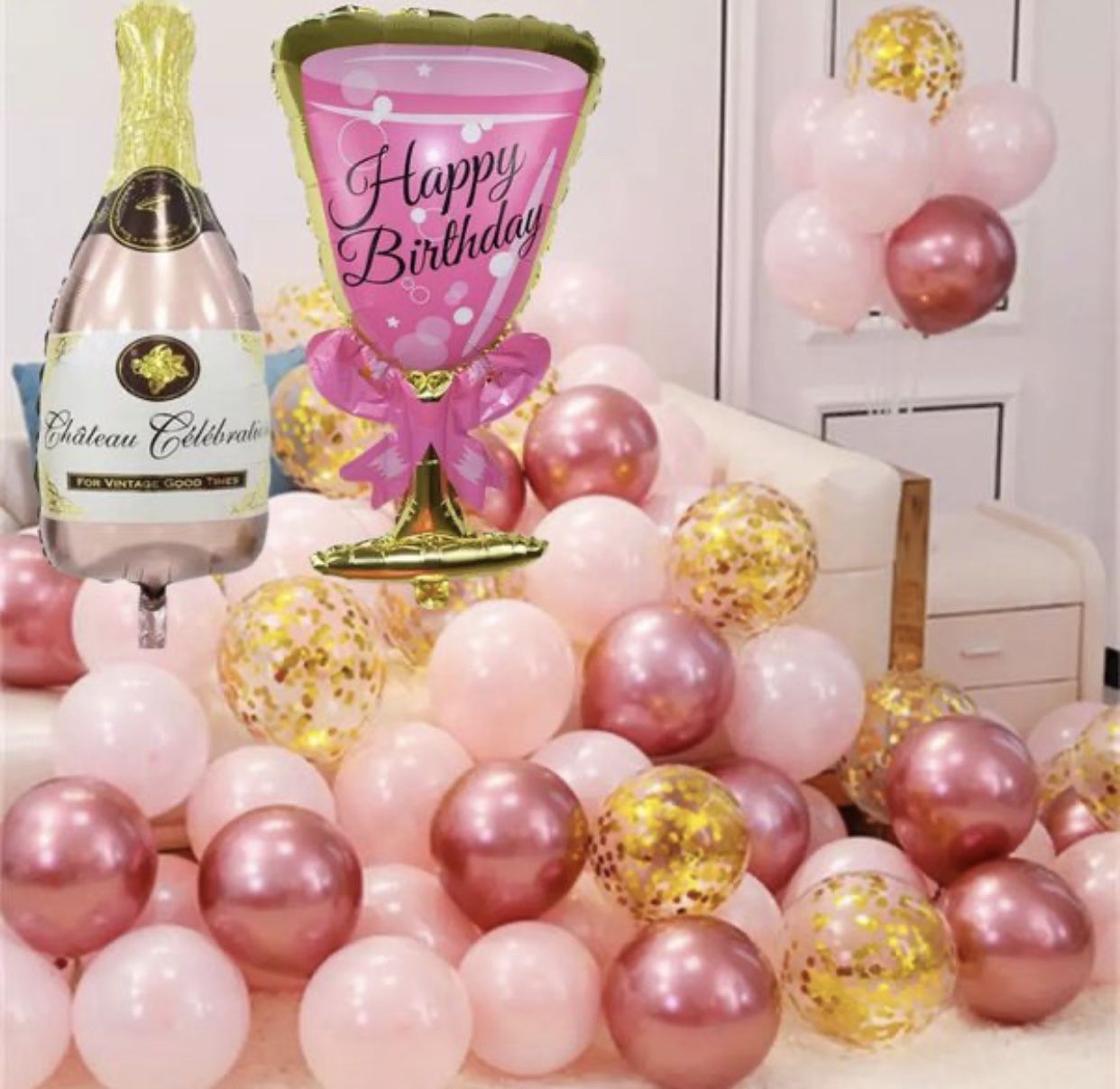 20 pieces confetti balloons 🎈 2 big helium Ballons and free wallet free gifts 🎁