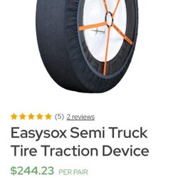 Easysox Semi Truck Tire Traction Device Pair