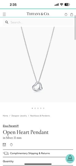 Elsa Peretti® Open Heart Pendant