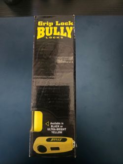 Brand New Bully Grip Lock Motorcycle/Scooter Handlebar Lock – Ultra-Bright Yellow