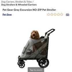 Pet Gear Gray Pet Stroller 