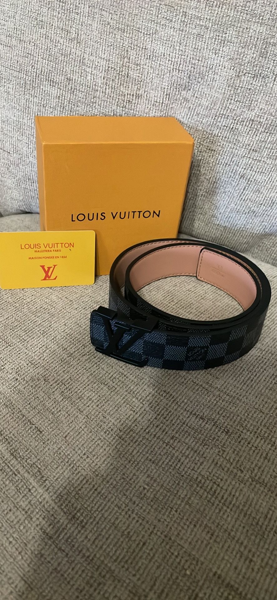 Black Louis Vuitton Belt 105cm
