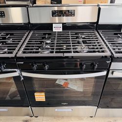 Brand-New Whirlpool 5.1 Cu. Ft. Freestanding Gas Range with Broiler Drawer WFG320moms