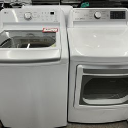 LG Washer and Electric Dryer 4 Months Warranty We Are Located In The Blue Building 🟦