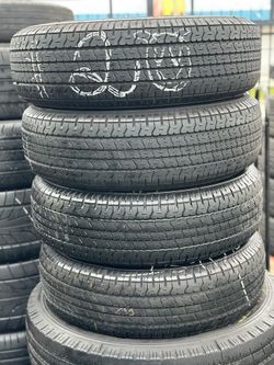 SET OF TIRE 205 75 15 ST GOODYEAR 85% LIFE