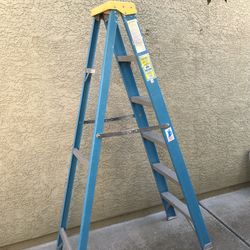 Werner 6’ fiberglass non-conductive ladder 