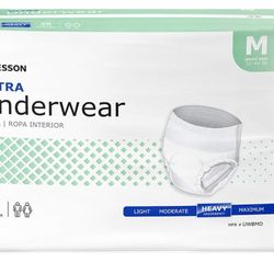 McKesson Ultra Adult Incontinence Underwear, [80 Count], Heavy Absorbency, Medium