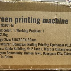  VEVOR 1 COLOR SCREEN PRINTING TABLE