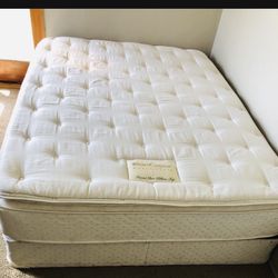 Simmonsq Beautyrest Queen Mattress + Box Spring  