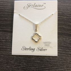 new sterling silver pendant & necklace