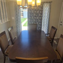 Walnut Dinner Table And Chairs 200 Or Best Offer Must Go